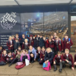 group of students at the Mary Rose