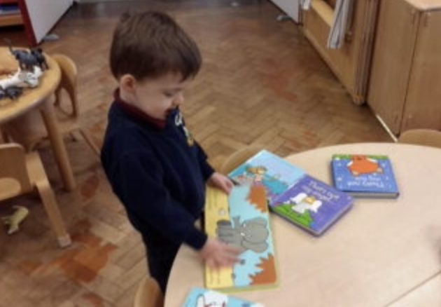 pre prep student reading