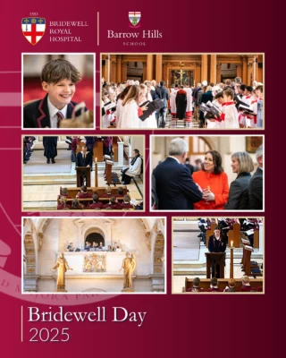 Remembering one of the highlights of our term, as we celebrated the foundation of Bridewell Royal Hospital by King Edward VI in 1553 at School and at St Bride’s Church in the City of London #bridewellschools  #barrowhills #preparedforgreaterthings #cityoflondon
